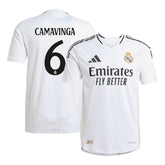 Real Madrid CAMAVINGA #6 Home Soccer Jersey 2024/25 - Player Version